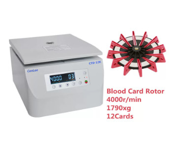 Good price RCF/PRM Mode DC Brushless Motor Drive Blood Card Medical Centrifuges Blood Plasma Samples Centrifuge online