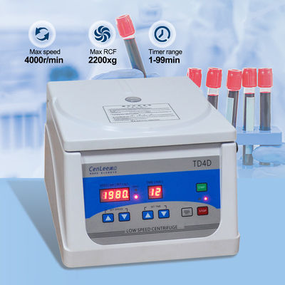 Good price TD4D Table Top Max 4000 Rpm Angle Rotor Low Speed Centrifuge Clinical Medical Prp Centrifuge Kit online