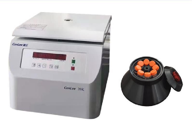 20000rpm high speed Fixed Angle Rotor Centrifuge machine 600ml Benchtop