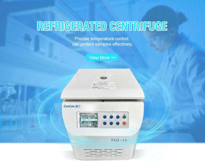 High-Speed Table Top Benchtop Refrigerated Centrifuge TGL-16 – 16000r/min, 21532xg, 90ml Capacity, -20°C to +40°C 1