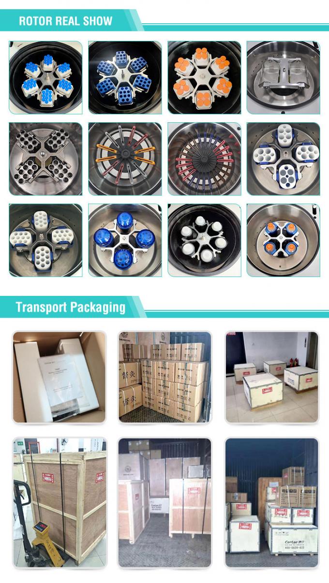 High-Speed Table Top Benchtop Refrigerated Centrifuge TGL-16 – 16000r/min, 21532xg, 90ml Capacity, -20°C to +40°C 8