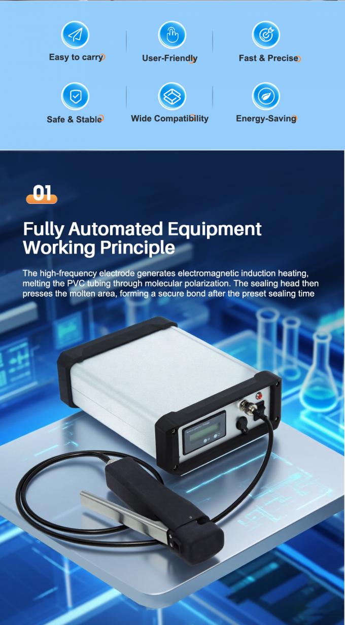 Medical Blood Bag Tube Sealer Closure Device Portable High Frequency Heat Sealing Machine 1