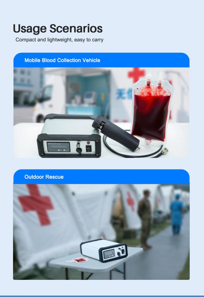 Medical Blood Bag Tube Sealer Closure Device Portable High Frequency Heat Sealing Machine 3