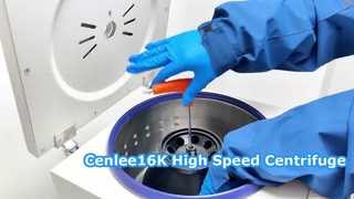 Cenlee16K 16000rpm Fixed Angle Rotor Benchtop High Speed Centrifuge LCD Screen