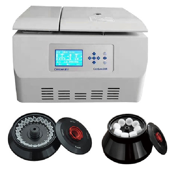 High speed Benchtop centrifuge machine, 20500rpm Fixed Angle Rotor