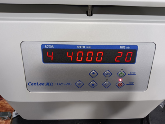 Good price TDZ5-WS Benchtop Horizontal Centrifuge Swing Out Rotor 5000rpm 4*250ml With Buckets online