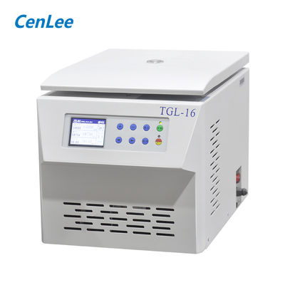 TGL-16 Fixed Angle Rotor Table Top Blood Refrigerator Ultracentrifuge 16000rpm 12 X1.5ml/2.2ml/5ml