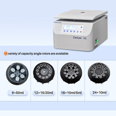 Cenlee 4K Brushless Motor Benchtop Auto-Balancing Centrifuge Machine for Blood Plasma Separation