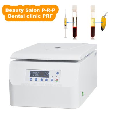 LCD PRF Centrifugeuse Lab Centrifuge Swing Rotor Adapter 4x50ml 4200rpm for Dental Benchtop Low Speed Centrifuge Machine