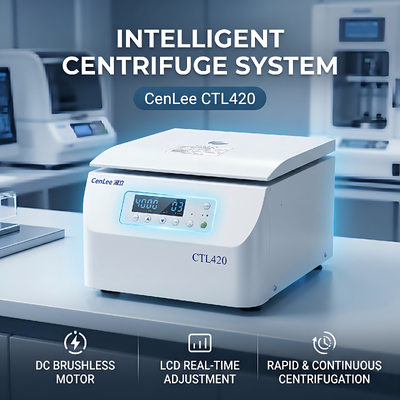 Cenlee 4200rpm Low Speed Centrifuge with Swing-out Rotor 12x20ml Capacity and 2200xg Force for Lab Use