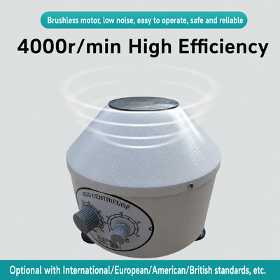 Cenlee 800D Benchtop Centrifuge with 4000rpm Speed 1790xg Force and 6x20ml Capacity for Biomedical Labs