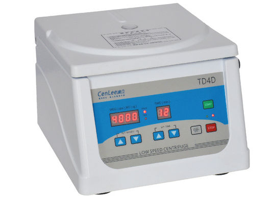 4000r/Min Plastic Housing Clinical Benchtop Centrifuge Small 120ml Metal