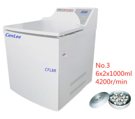 Good price Precooling Floor Standing Refrigerated Centrifuge , 2400ml 8000r/min Blood Bag Centrifuge online