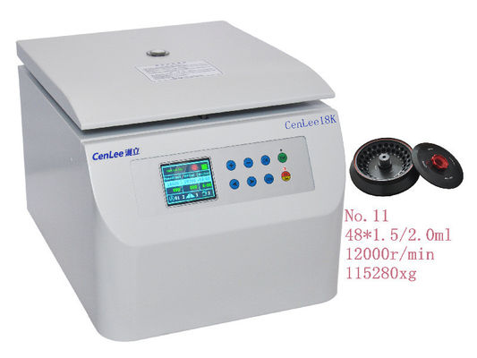 400ml Memory Fixed Angle Rotor Centrifuge Benchtop Quick Spin Frequency Converter